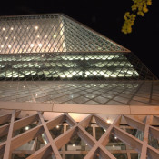 The Seattle Public Library at Night