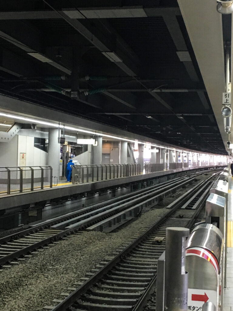Empty railways in Japan